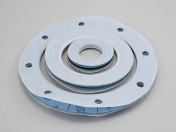 Teflon PTFE Envelope Gaskets For Glass Lined Pipe Systems / EPDM